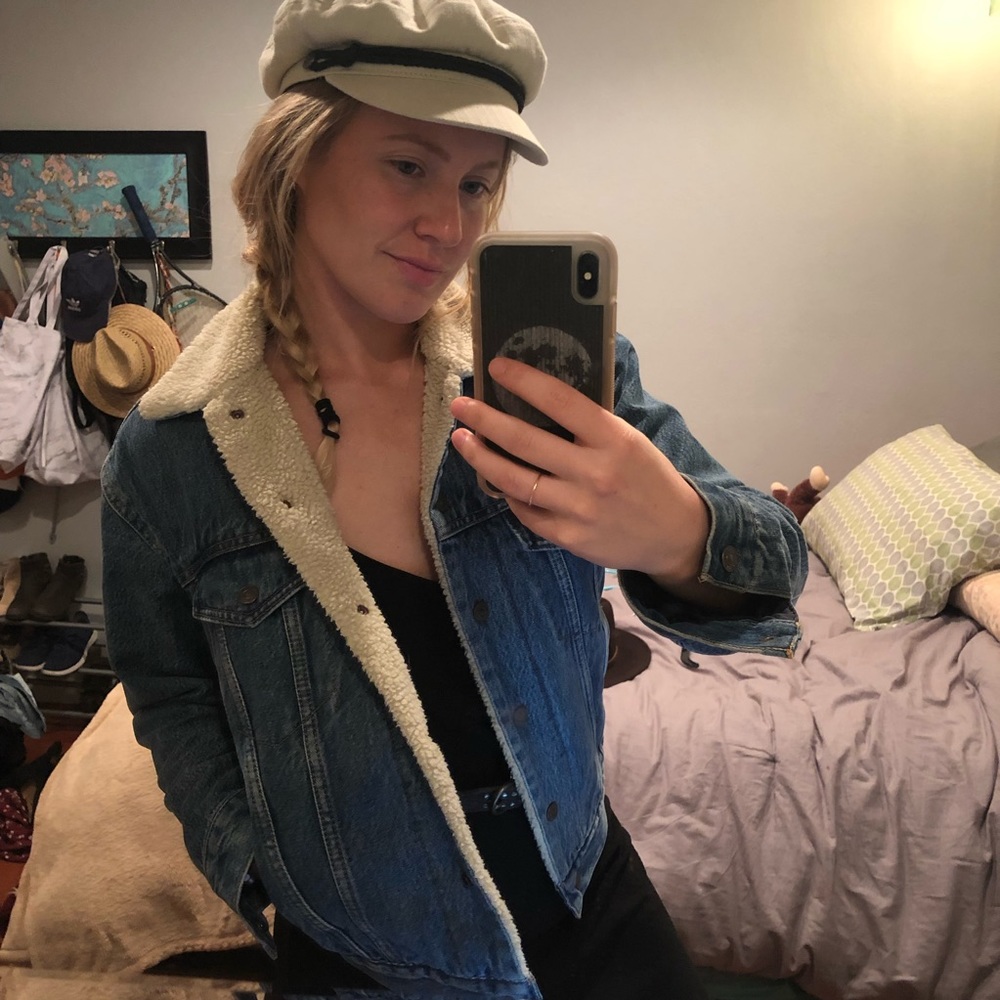 Ex-boyfriend Sherpa Trucker Jacket Levi’s Denim